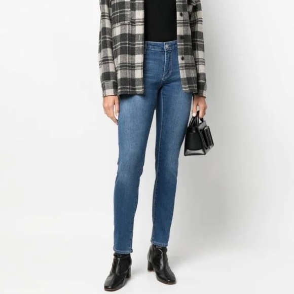 Ag Adriano Goldschmied Denim - Adriano Goldschmied 4 (27R) Prima Cigarette Leg Jeans Mid Rise Stretch